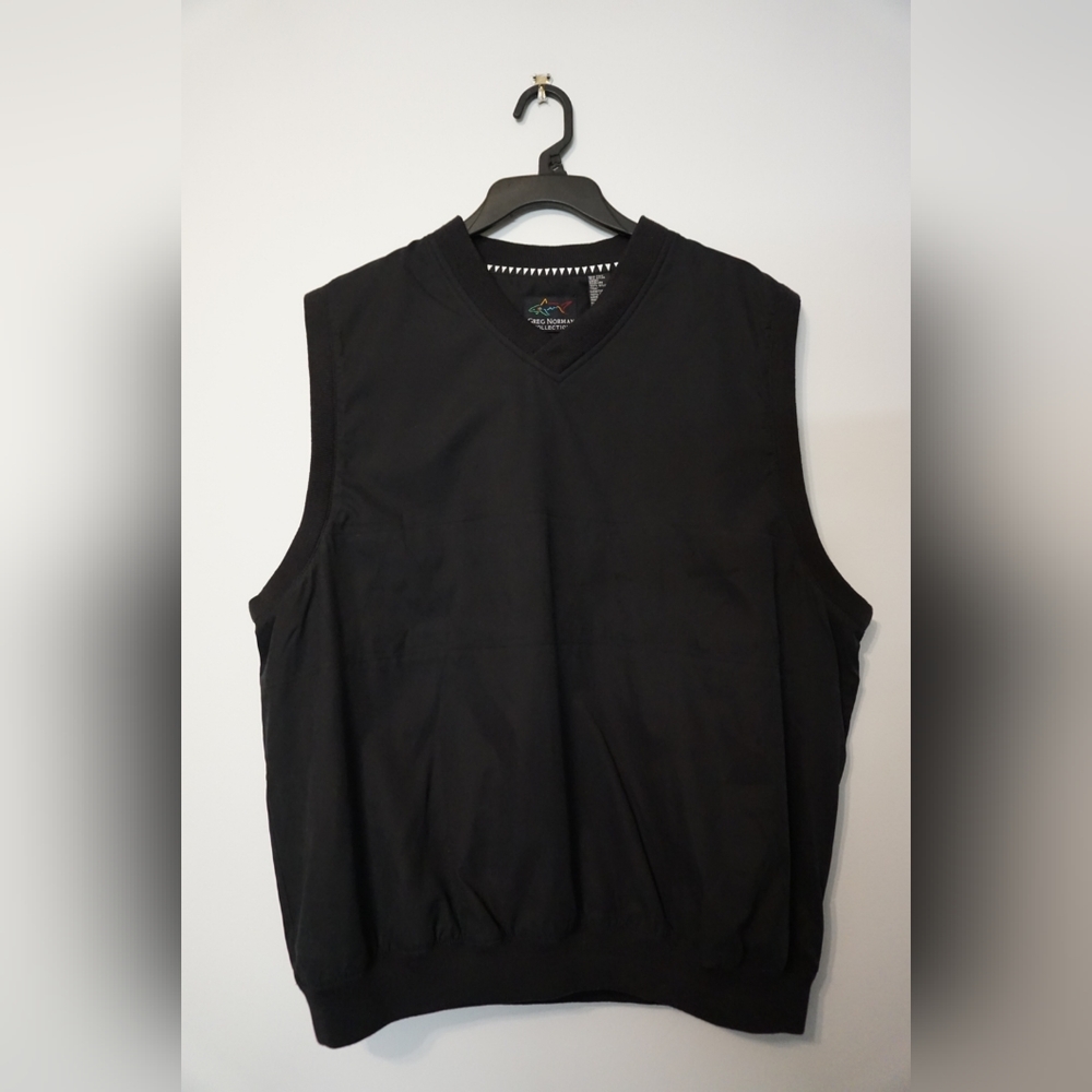 Greg Norman golf vest - lined - black - M
